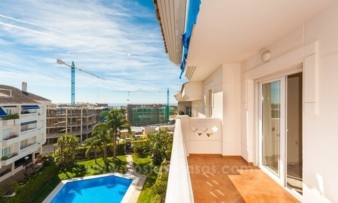 Penthouse te koop aan de strandzijde van San Pedro in Marbella 