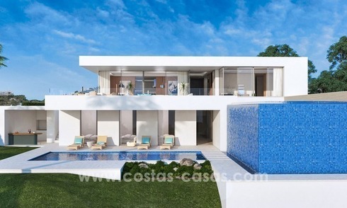 Designer golf villa te koop in Nueva Andalucia te Marbella 