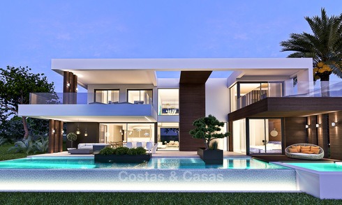 Exclusieve moderne villa's met zeezicht te koop aan de New Golden Mile, tussen Marbella en Estepona 4445