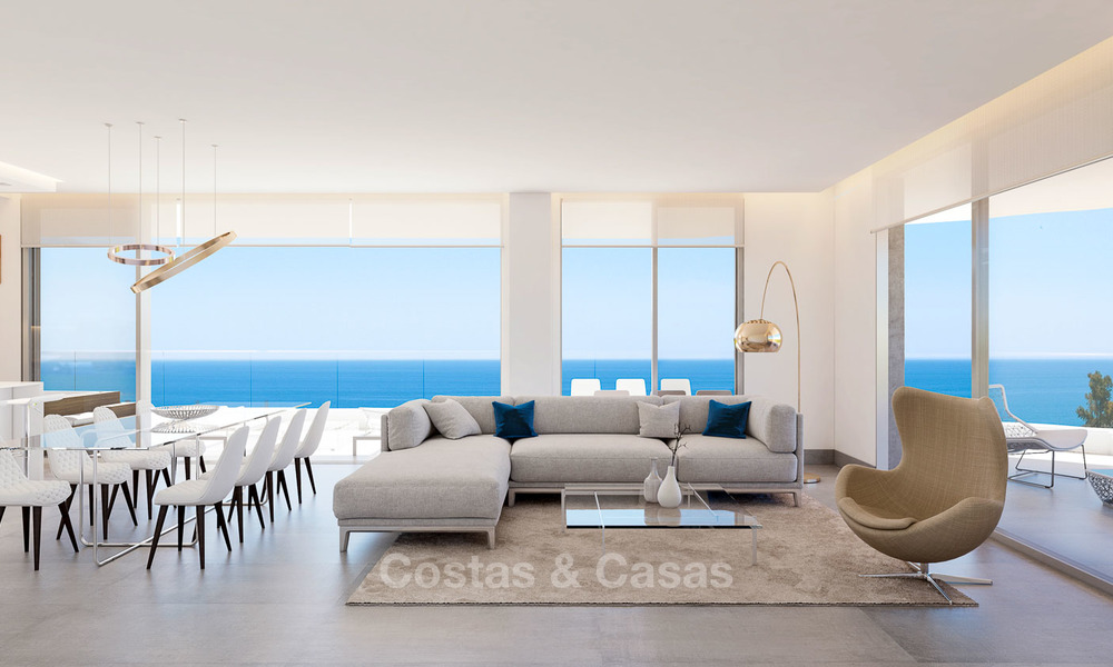 partitie schrobben Serie van Moderne appartementen te koop met zeezicht, Fuengirola, Costa del Sol