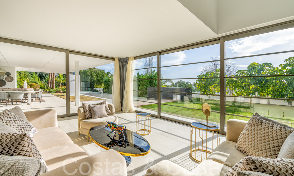 Instapklare, ultramoderne luxe villa te koop met zeezicht in Marbella - Benahavis 68142