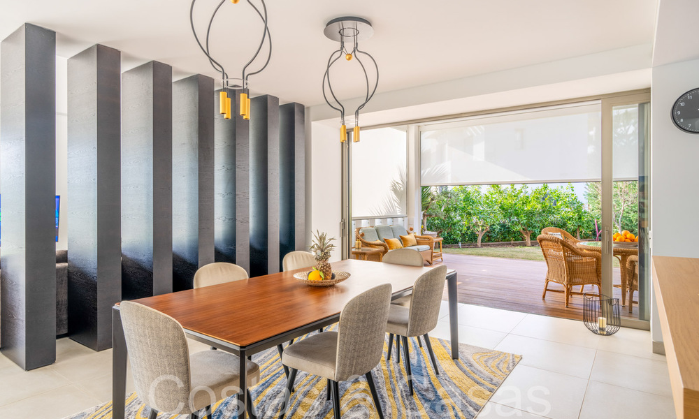 Instapklare, ultramoderne luxe villa te koop met zeezicht in Marbella - Benahavis 68143