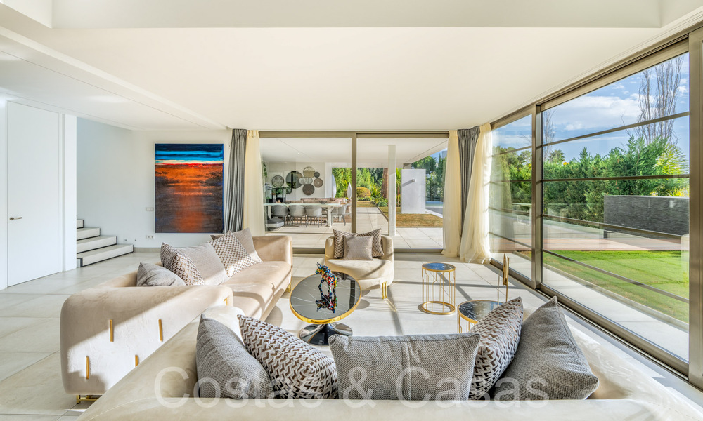 Instapklare, ultramoderne luxe villa te koop met zeezicht in Marbella - Benahavis 68145