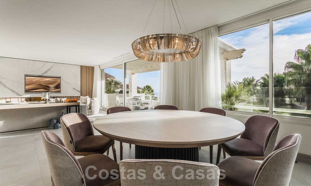 Luxe penthouse te koop met zeezicht in een chic complex aan de Golden Mile in Marbella 37755