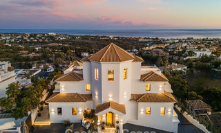 Exclusieve designvilla met panoramisch zeezicht te koop in het een vijfsterren golfresort in Marbella - Benahavis 74770 