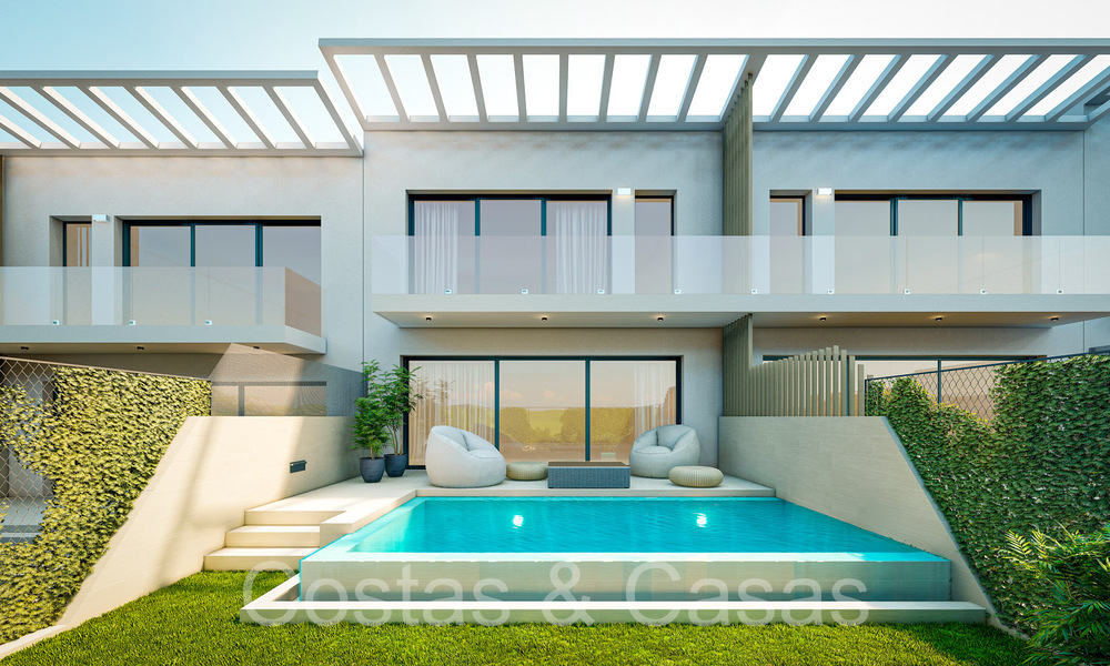 Nieuwe, eigentijdse luxe huizen te koop in de golfvallei van Mijas, Costa del Sol 68861