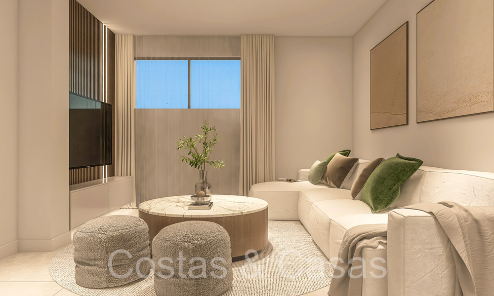 Nieuwe, eigentijdse luxe huizen te koop in de golfvallei van Mijas, Costa del Sol 68875