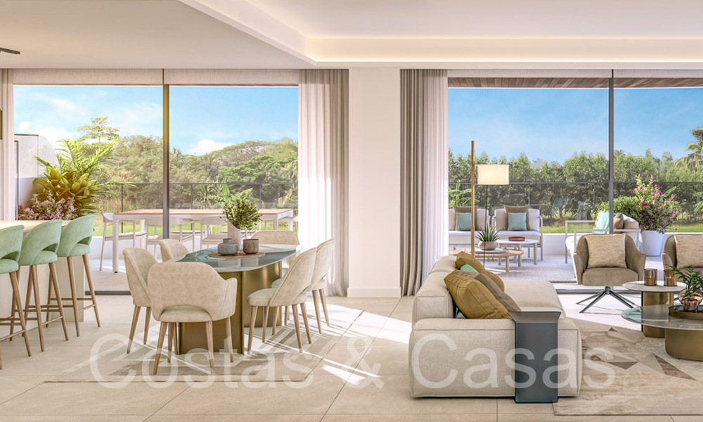 Nieuwbouwproject van appartementen te koop op de New Golden Mile tussen Marbella en Estepona 69594