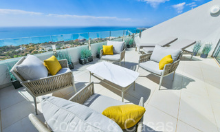 Luxueus, modern, duplex penthouse met panoramisch zeezicht te koop in Benalmadena, Costa del Sol 68017 