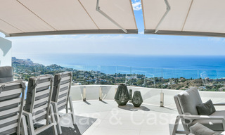 Luxueus, modern, duplex penthouse met panoramisch zeezicht te koop in Benalmadena, Costa del Sol 68025 