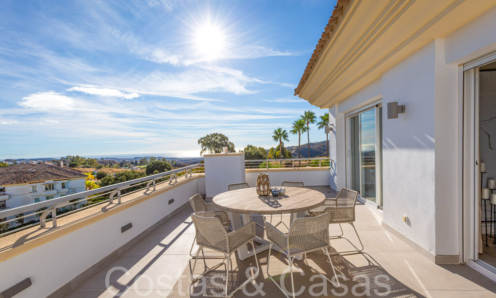 Elegant penthouse met prachtig uitzicht te koop in een exclusief golfresort in Mijas, Costa del Sol 68306