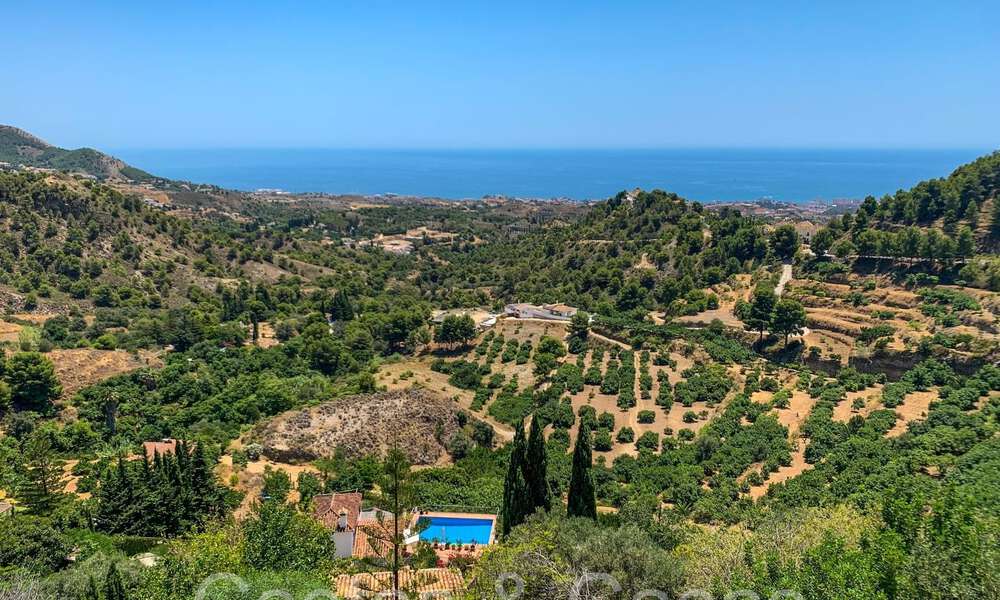 Off-plan villaproject met panoramisch zeezicht te koop in de heuvels van Mijas Pueblo, Costa del Sol 68449