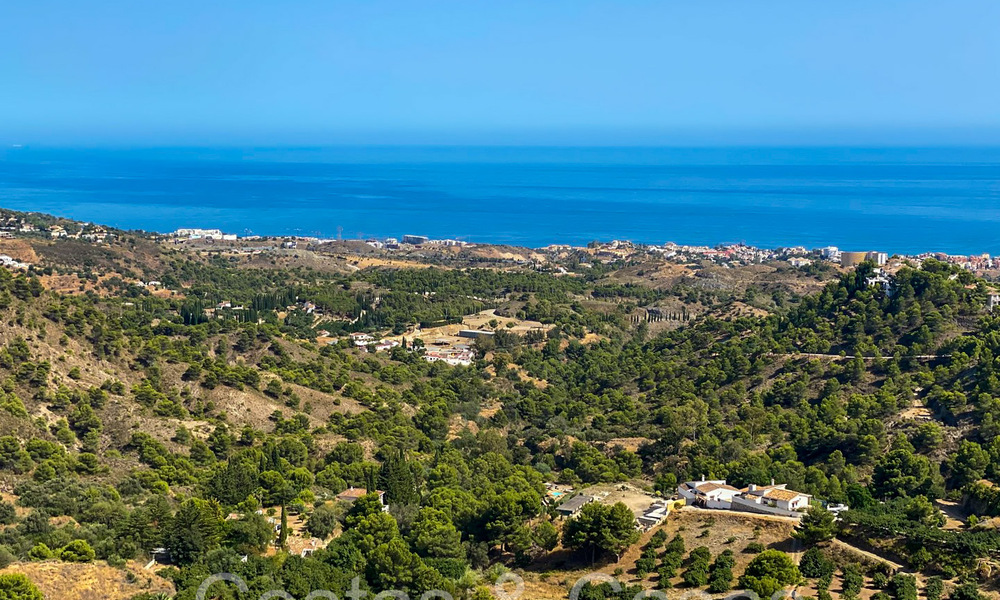 Off-plan villaproject met panoramisch zeezicht te koop in de heuvels van Mijas Pueblo, Costa del Sol 68454