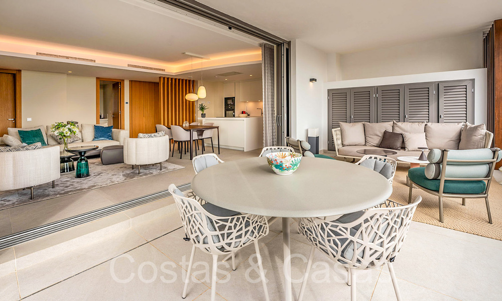 Instapklaar, prestigieus appartement met panoramisch zeezicht te koop in Marbella - Benahavis 68596