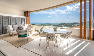 Instapklaar, prestigieus appartement met panoramisch zeezicht te koop in Marbella - Benahavis 68600 
