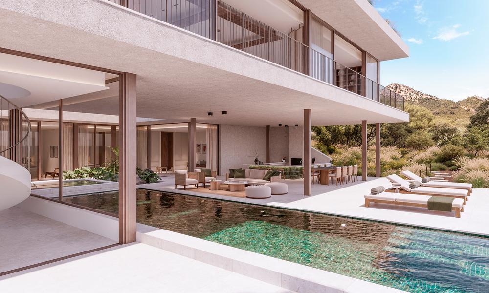 Nieuwe, geavanceerde designvilla te koop omgeven door natuur in de heuvels van Marbella - Benahavis 69728