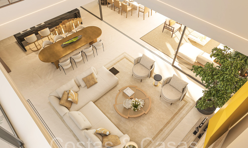 Herverkoop! Ultramoderne designerwoning te koop in een eersteklas complex op de Golden Mile van Marbella. Instapklaar. 69069