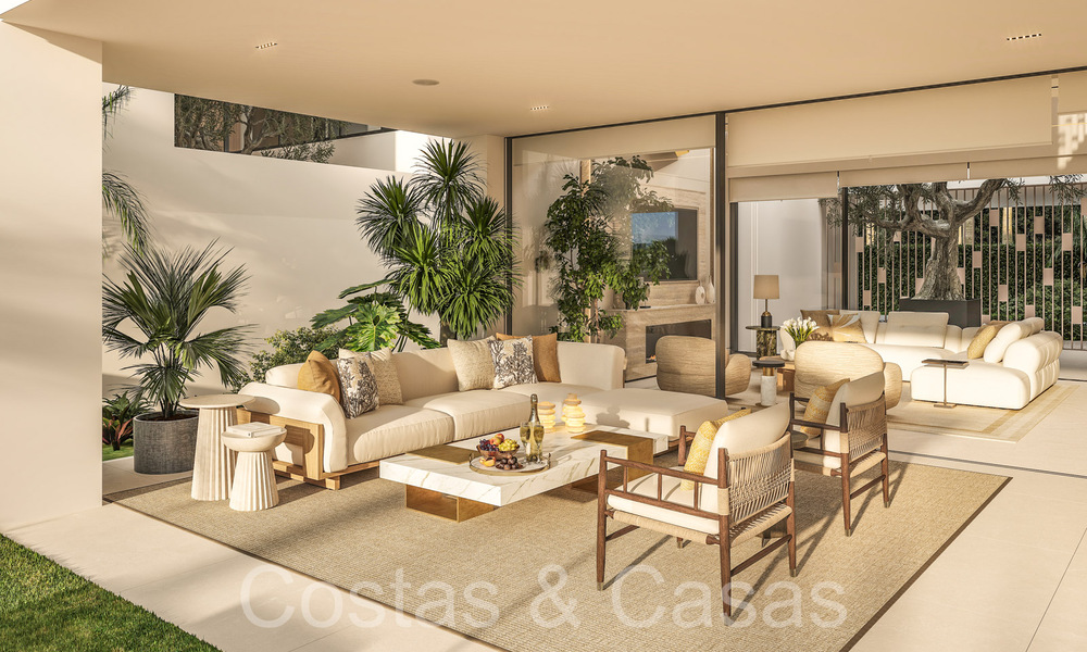 Herverkoop! Ultramoderne designerwoning te koop in een eersteklas complex op de Golden Mile van Marbella. Instapklaar. 69110