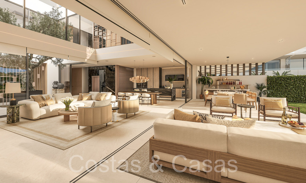 Herverkoop! Ultramoderne designerwoning te koop in een eersteklas complex op de Golden Mile van Marbella. Instapklaar. 69113