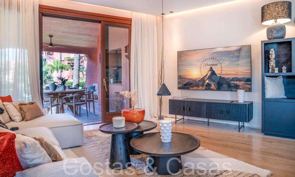 Superieur tuinappartement in een eersteklas complex aan het strand op de New Golden Mile tussen Marbella en Estepona 69391