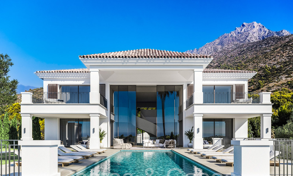 Majestueuze, klassiek-Andalusische luxevilla te koop in het exclusieve Cascada de Camojan in Marbella 69498
