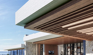 Architectonische nieuwbouwvilla te koop, met panoramisch zeezicht in een gated community in Benahavis - Marbella 69529 