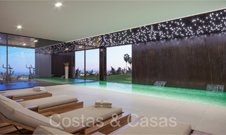 Architectonische nieuwbouwvilla te koop, met panoramisch zeezicht in een gated community in Benahavis - Marbella 69538 