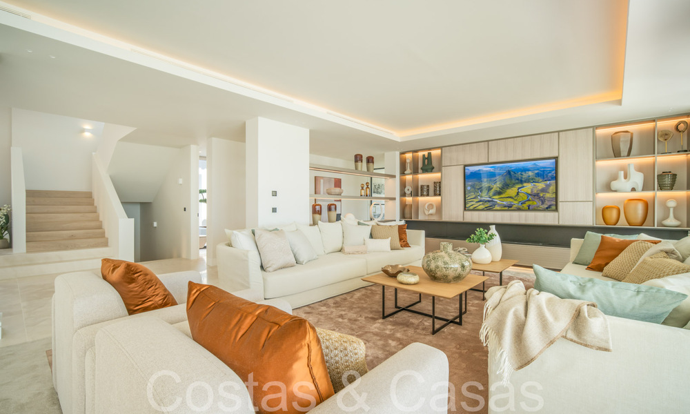 Nieuwbouwvilla in een Mediterrane, Provençaalse stijl te koop in een afgeschermde urbanisatie in Marbella - Benahavis 69904