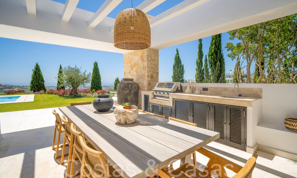 Nieuwbouwvilla in een Mediterrane, Provençaalse stijl te koop in een afgeschermde urbanisatie in Marbella - Benahavis 69914