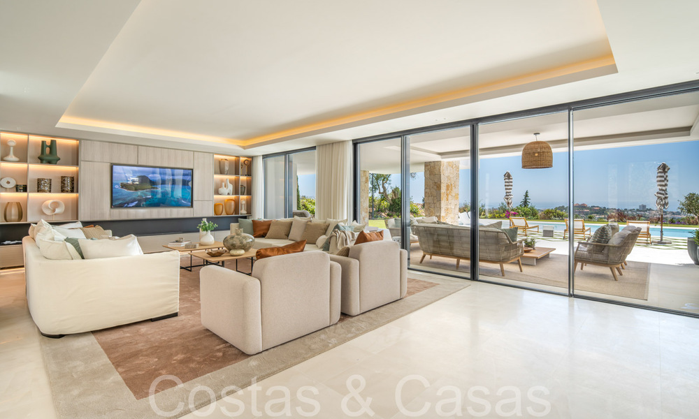 Nieuwbouwvilla in een Mediterrane, Provençaalse stijl te koop in een afgeschermde urbanisatie in Marbella - Benahavis 69917