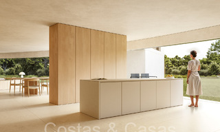Futuristische designervilla te koop omgeven door natuur in de prestigieuze community van Valderrama in Sotogrande, Costa del Sol 69780 