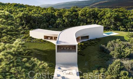 Futuristische designervilla te koop omgeven door natuur in de prestigieuze community van Valderrama in Sotogrande, Costa del Sol 69789
