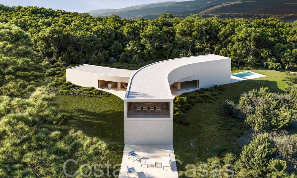 Futuristische designervilla te koop omgeven door natuur in de prestigieuze community van Valderrama in Sotogrande, Costa del Sol 69789