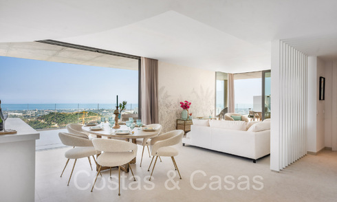 Instapklaar, eigentijds penthouse met panoramisch zeezicht te koop in een hoogstaand complex van Benahavis - Marbella 69993