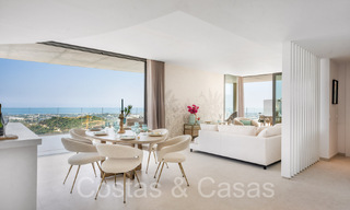 Instapklaar, eigentijds penthouse met panoramisch zeezicht te koop in een hoogstaand complex van Benahavis - Marbella 69993 