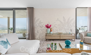 Instapklaar, eigentijds penthouse met panoramisch zeezicht te koop in een hoogstaand complex van Benahavis - Marbella 70013 