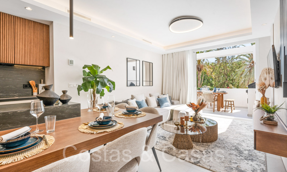 Luxueus gerenoveerd appartement met golf- en zeezicht te koop, grenzend aan een vooraanstaande golfbaan in La Quinta, Benahavis - Marbella 69940