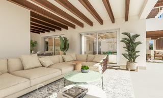 Nieuw op de markt! Moderne nieuwbouwappartementen in eigentijdse stijl te koop met ruim terras en prachtig zeezicht in Benahavis - Marbella 70131 