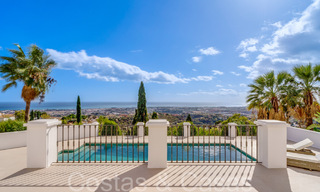 Sublieme Mediterrane luxevilla met panoramisch zeezicht te koop in El Madroñal, Marbella - Benahavis 70383 