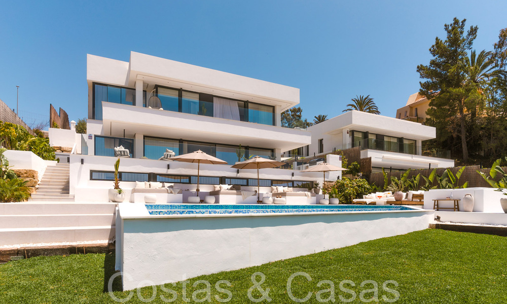 Instapklare, moderne nieuwbouwvilla met weids zeezicht te koop in Nueva Andalucia, Marbella 70448