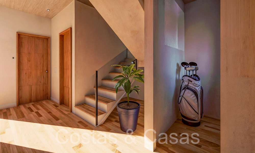 Nieuwe ontwikkeling van 8 townhouses te koop grenzend aan de golfbaan in Estepona 70548