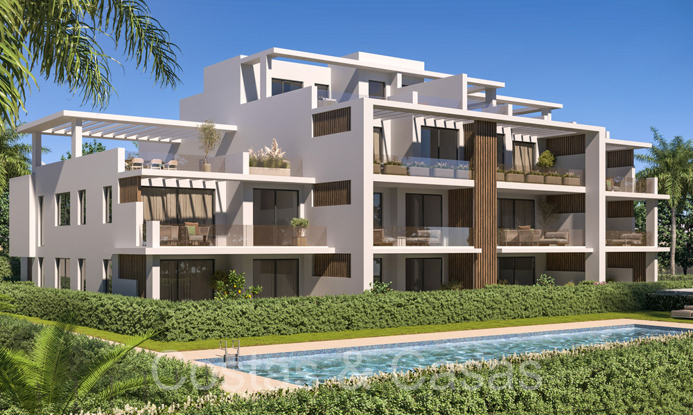 Nieuw op de markt. Eigentijdse nieuwbouwappartementen te koop op de New Golden Mile, Marbella - Estepona 70986