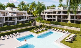 Nieuw project met luxe appartementen en penthouses te koop op loopastand van het strand in Estepona 71085 