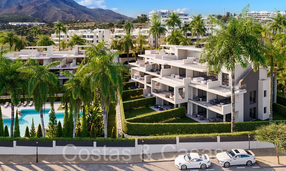 Nieuw project met luxe appartementen en penthouses te koop op loopastand van het strand in Estepona 71090