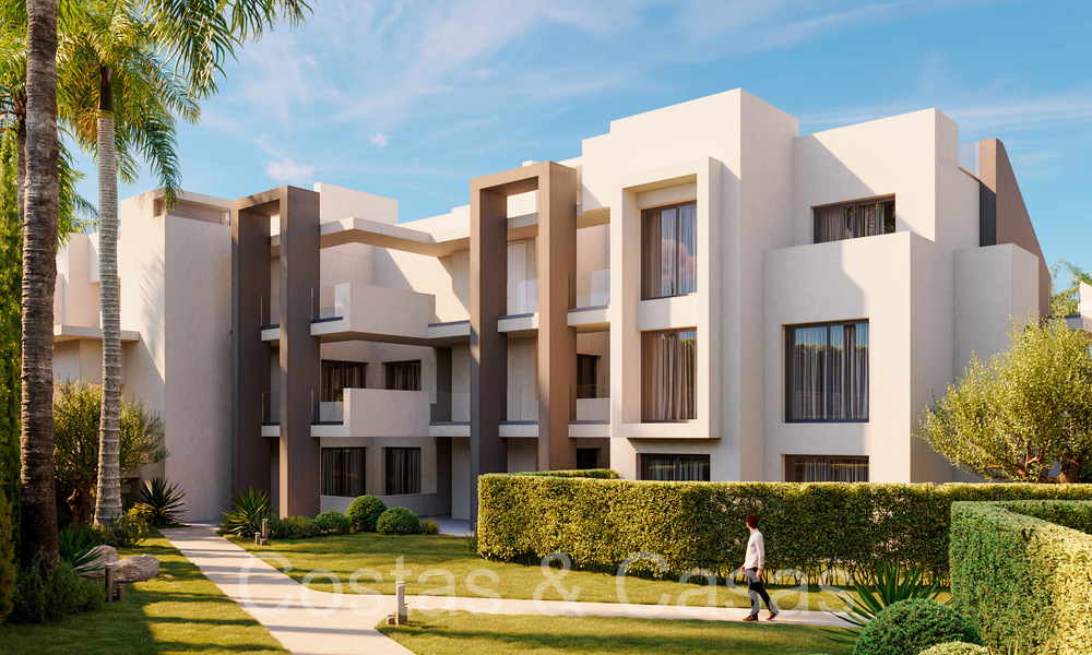 Nieuw project met luxe appartementen en penthouses te koop op loopastand van het strand in Estepona 71095