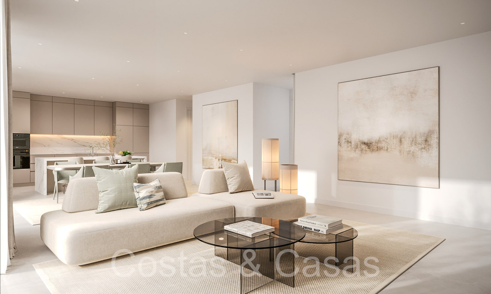 Nieuw project met luxe appartementen en penthouses te koop op loopastand van het strand in Estepona 71124