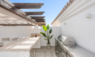 Prachtig penthouse met groot solarium en dompelbad te koop in Nueva Andalucia, Marbella 71217 