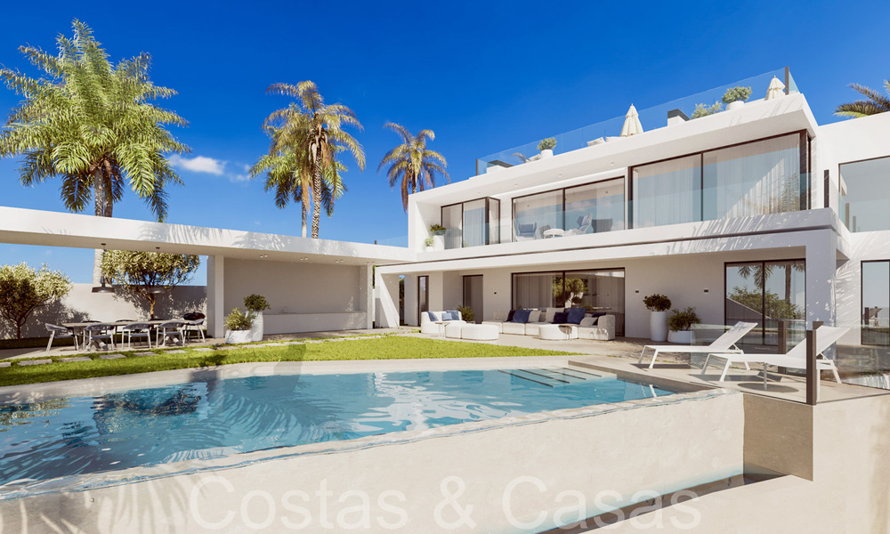 Eersteklas nieuwbouwvilla met eigentijds design te koop in het exclusieve Cascada de Camojan op Marbella’s Golden Mile 71350