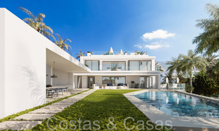 Eersteklas nieuwbouwvilla met eigentijds design te koop in het exclusieve Cascada de Camojan op Marbella’s Golden Mile 71352 