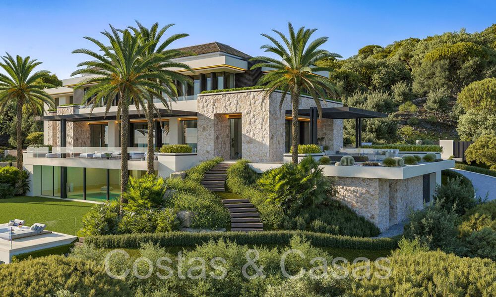 Majestueuze boutique villa te koop, met zeezicht, in het meest exclusieve La Zagaleta Golfresort in Benahavis - Marbella 71427